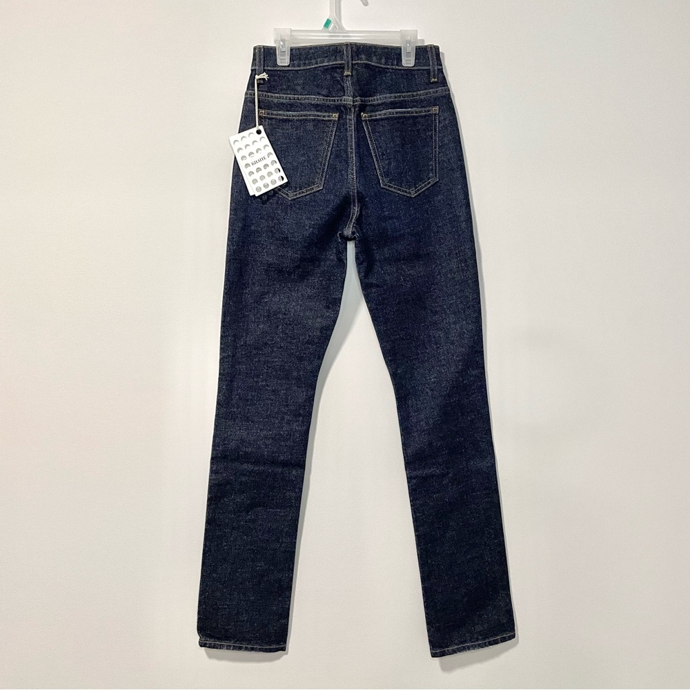 NEW Khaite The Daria High-Rise Straight Leg Slim Fit Jeans (size 26x32) - Picture 2 of 7